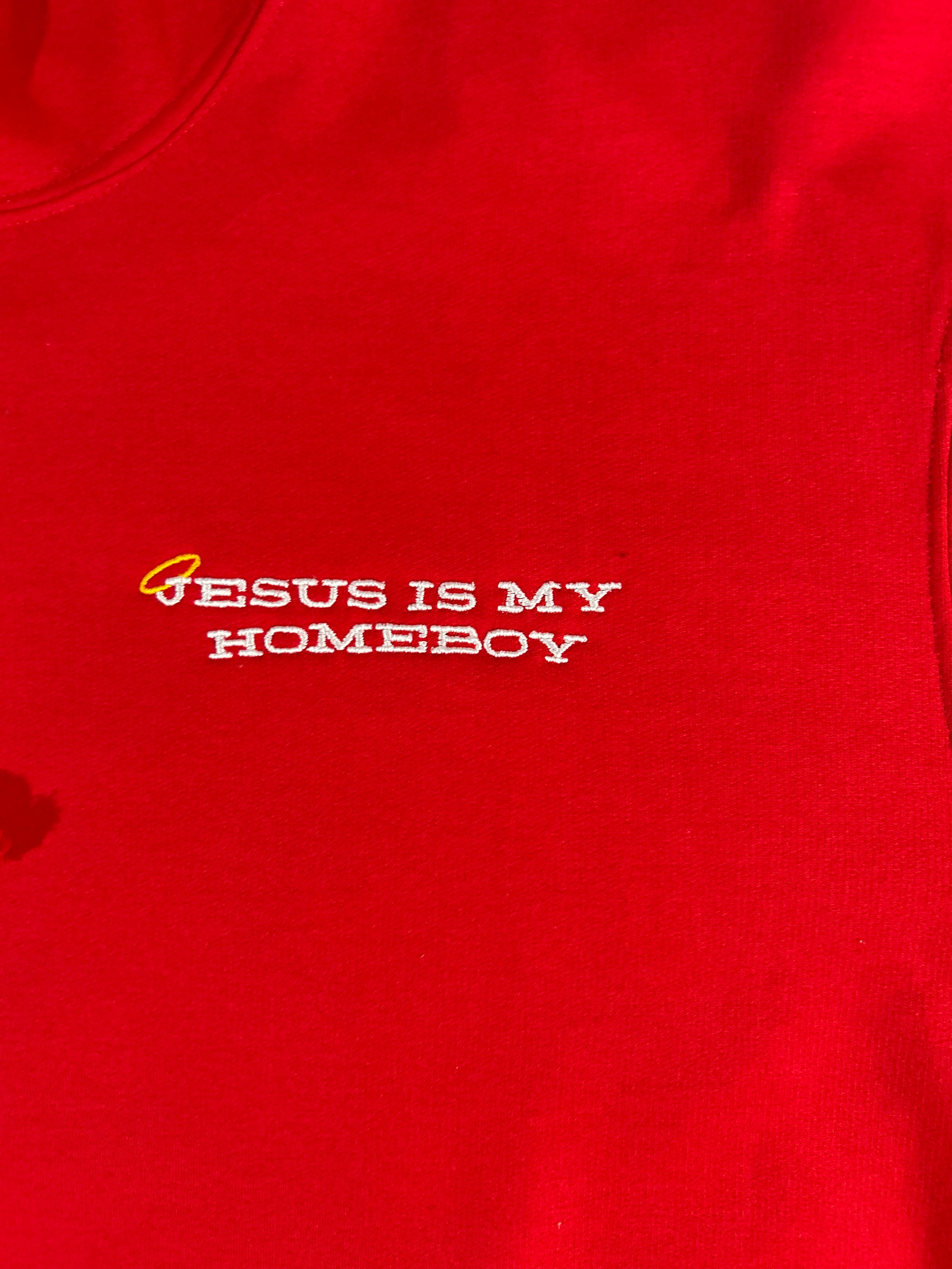 Homies & Hugs Premium Hoodie (Red)