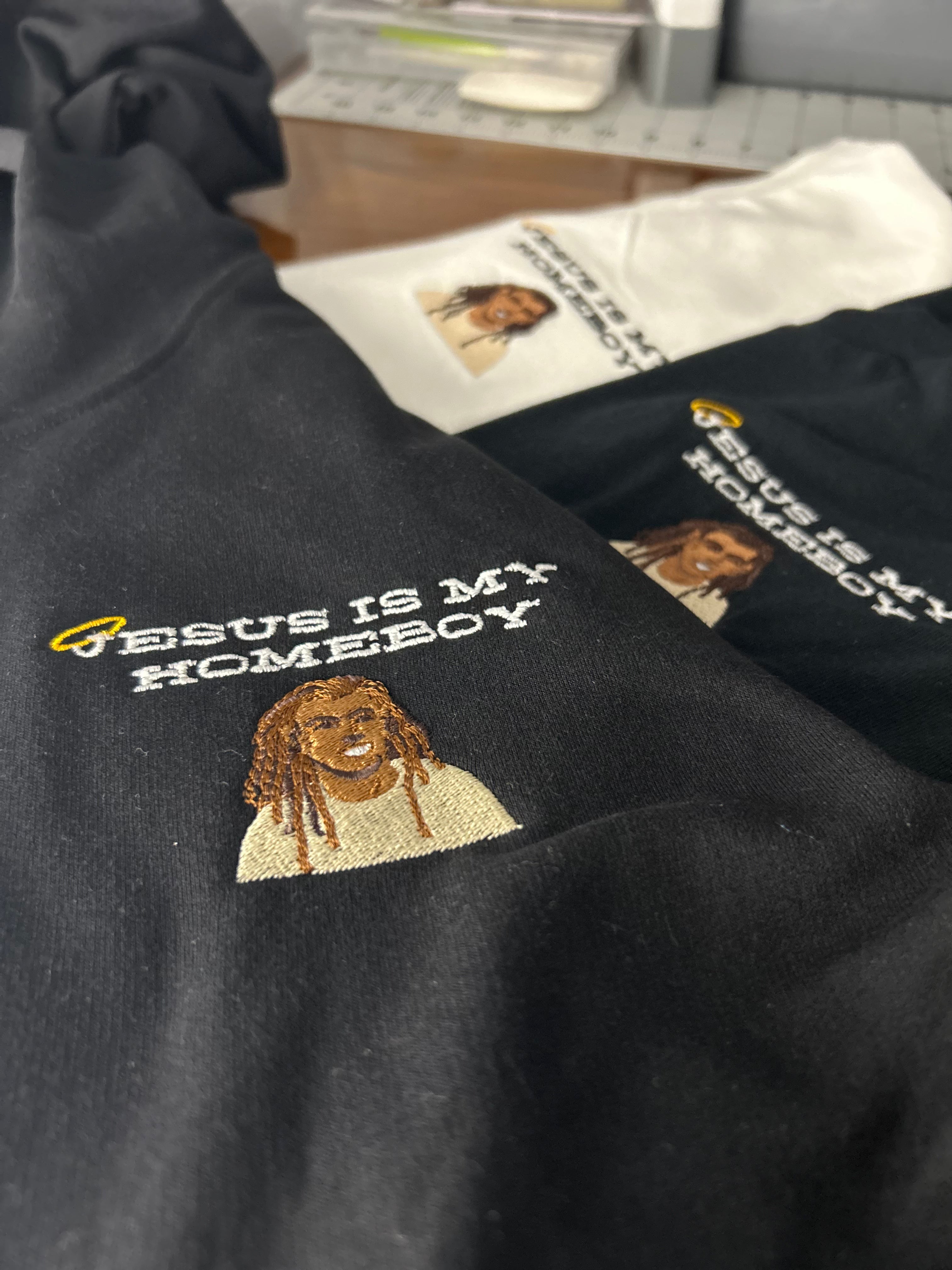 Homies & Hugs Premium Hoodie (Black)