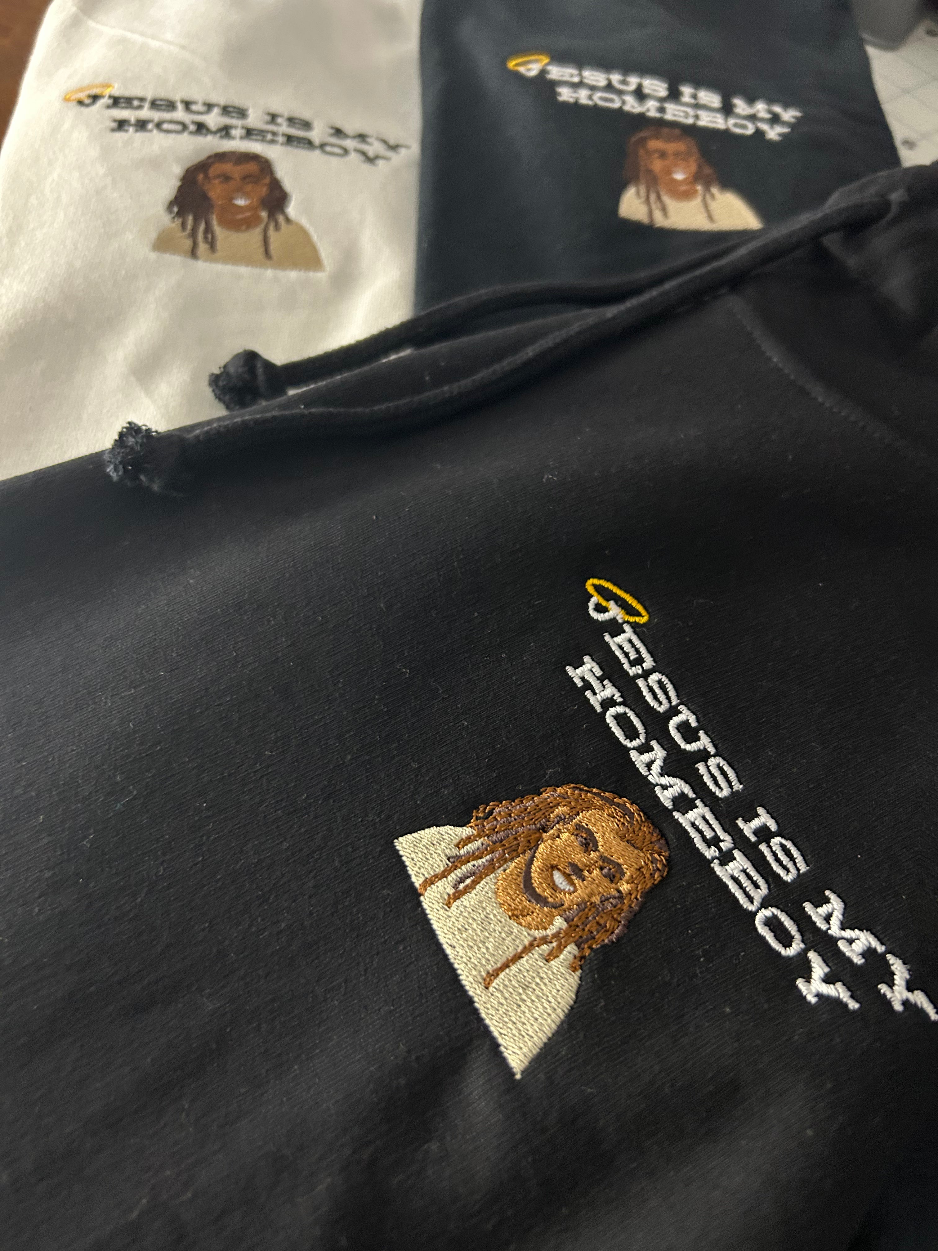 Homies & Hugs Premium Hoodie (Black)